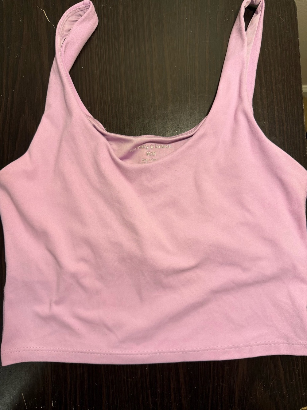 Harmony & Balance Scoop Neck Tank — Light Lavender